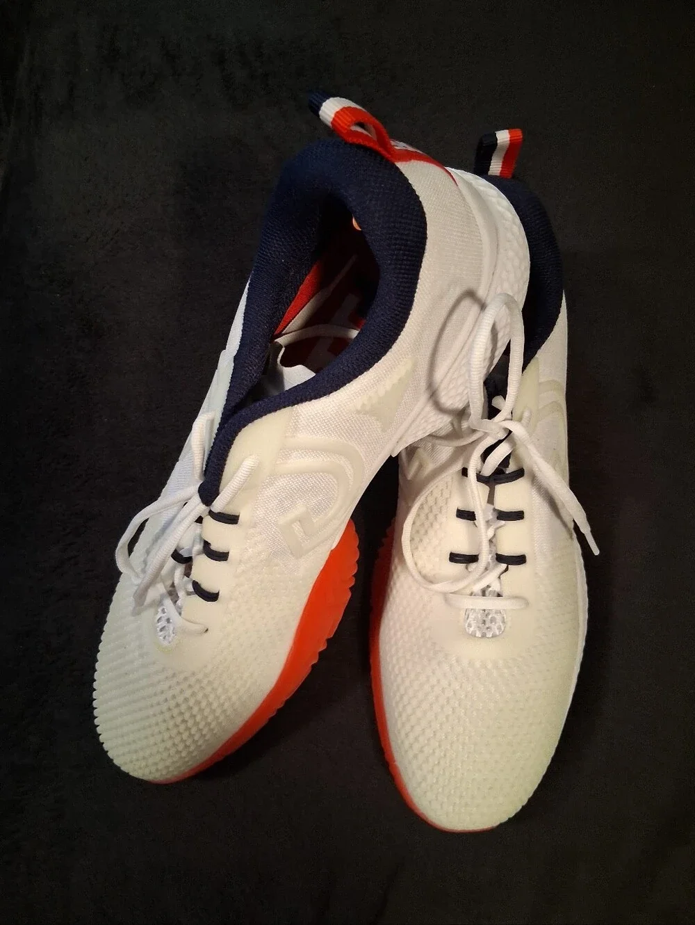 G/Fore Pickleball/Tennis Men's Athletic Lace-Up Shoes - White & Navy